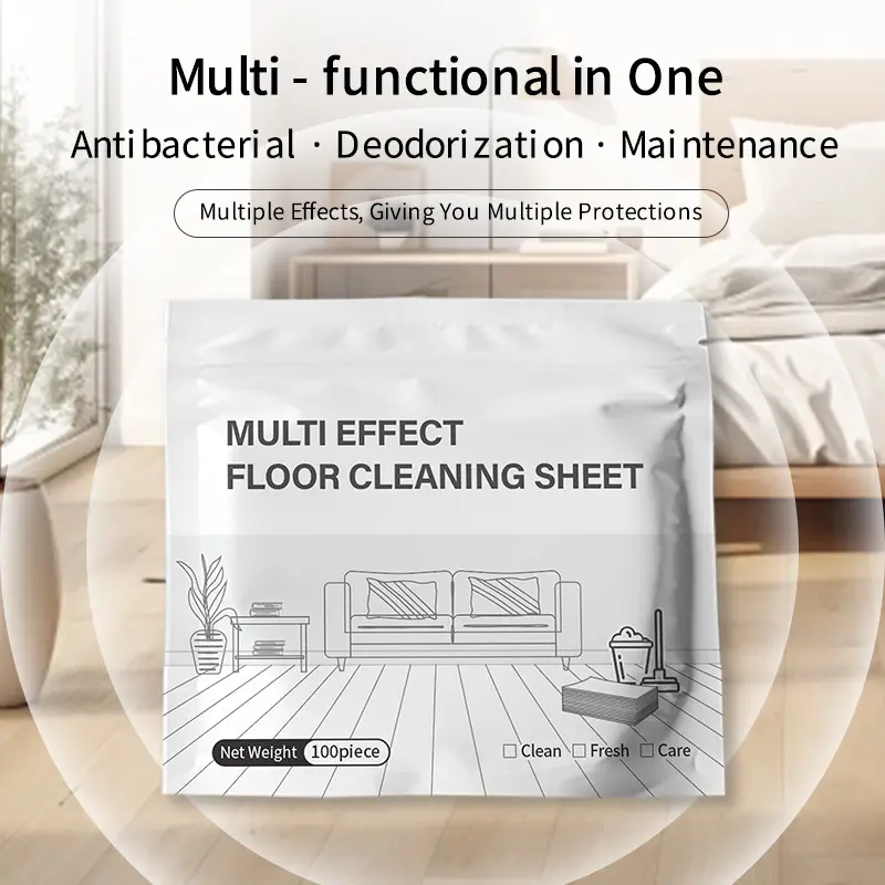 Floor Cleaning Tablets, Tile Floor Cleaner Sheets, Stain Remover Limescale Eliminator, Brightening Long Lasting Fragrance Mopping Cleaner For Hardwood Ceramic Vinyl Floors
