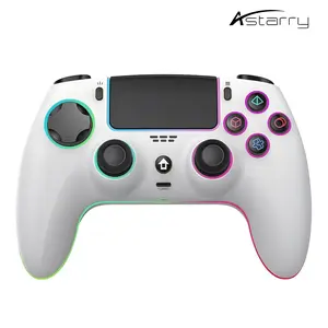 Tiktok Bestselling RGB Controller, Wireless Game Controller, Compatible with Ps5/switch/mobile, Dual Vibration for Immersive Gaming, Turbo Fire for Reliable Wins