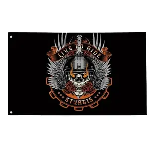Davidson Motorcycle Club Flag with 2 Grommets, Suitable for Home/Garden/Outdoor/Indoor Use, Multiple Sizes Available. Wall Banner, Poster Banner, Flag Banner, Sail Banner, Sign Banner, Home Decor, Outdoor Banner Sign, Party Parade Wind-Blown Style