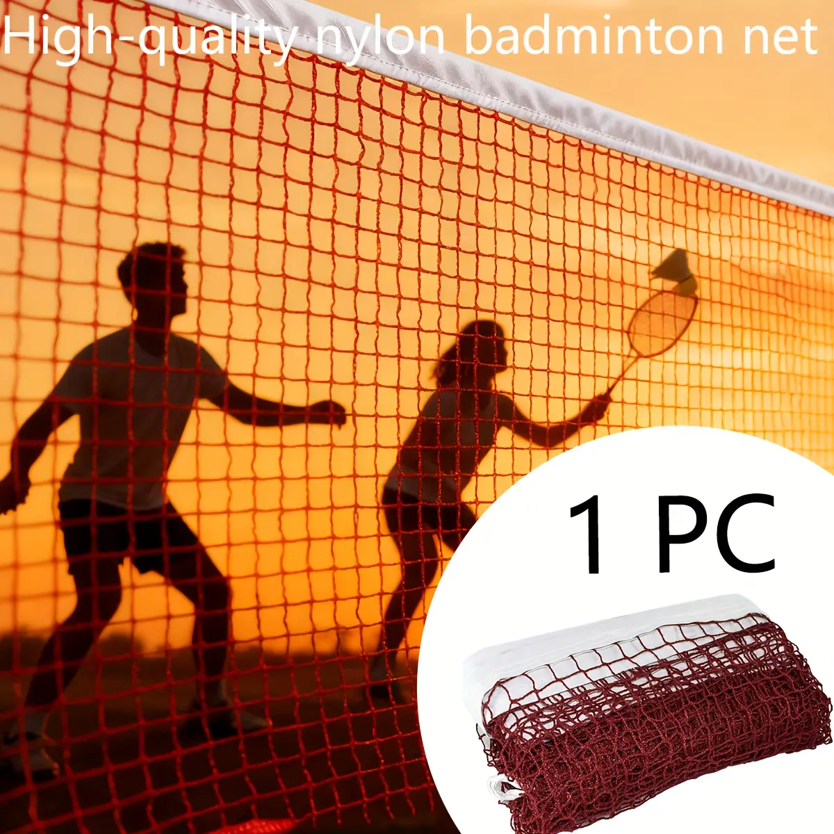 A portable badminton net—a foldable, multi-purpose sports net and the perfect gift. Easy to set up in no time, it’s ideal for adult backyard training, recreation, and matches. Individually packaged in an OPP bag.