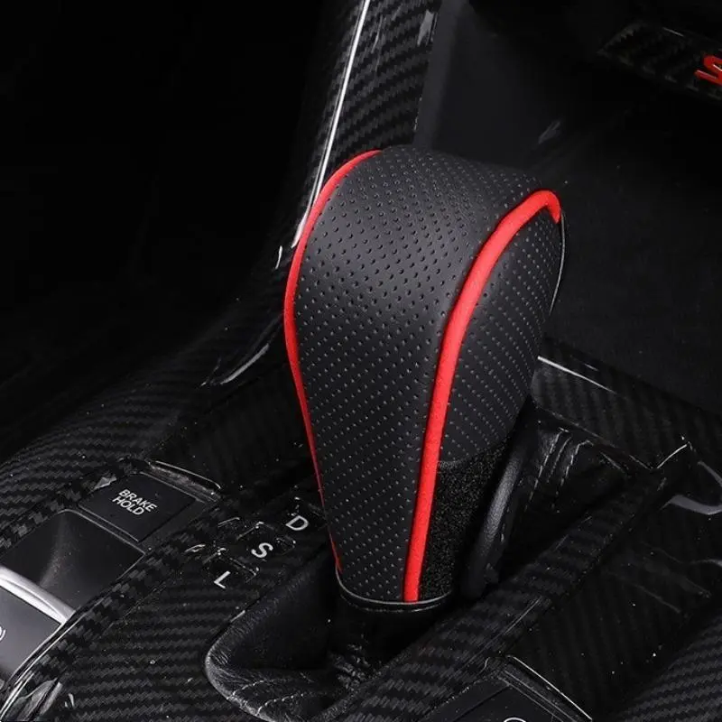 Gear Shift Knob Cover, Universal Non-Slip Soft Protector for Manual & Automatic Transmission Vehicles, Easy-to-Clean Decorative Car Interior Accessory for New Car Owners, Protects Original Knob for Daily Use