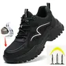 Women's Safety Shoes Steel Toe Anti-Puncture Lightweight Work Protective Shoes Fashion Casual Sports Shoes Steel Toe Sneakers, Comfortable and Durable Footwear Steel Toe Trainers #GLOBAL PICKS