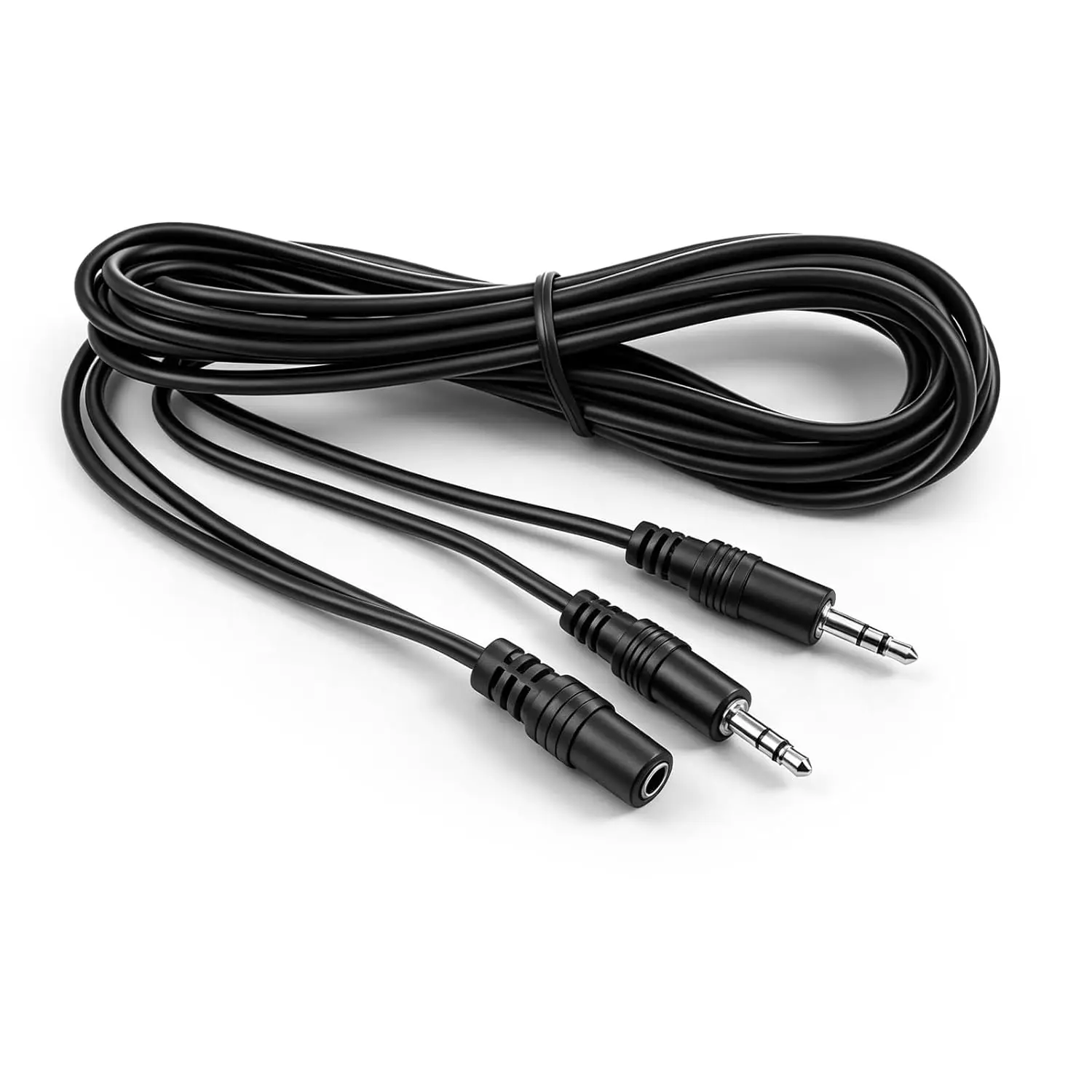 3.5mm Headset Splitter Stereo Female to 2-Male Y-Splitter Audio  2m, 3.5mm , 1/8" Headphone Jack Splitter for Speaker, Pc, Laptop,  Connector