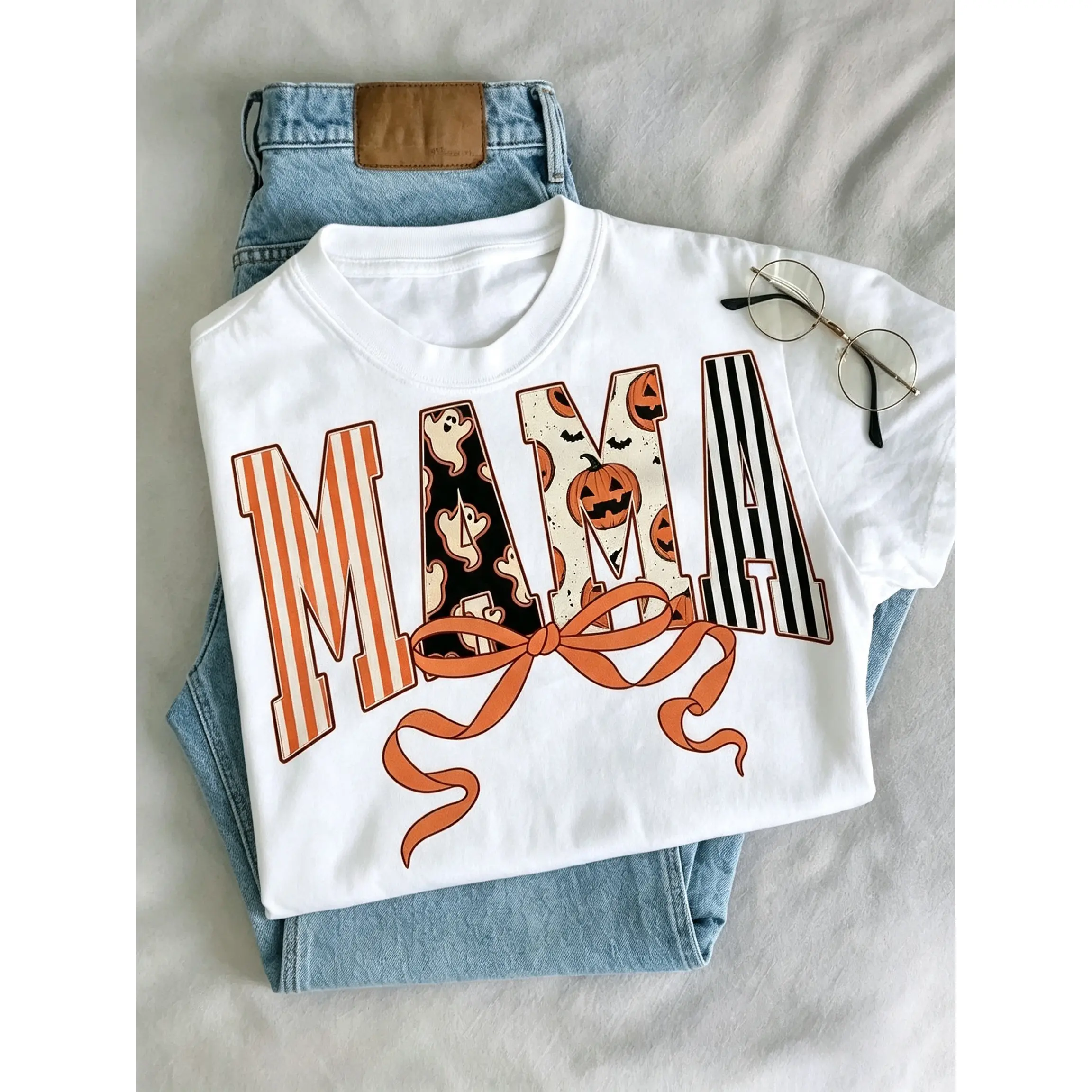 Coquette Mama T-Shirt, Spooky Mama Tshirt, Retro Tee, Mama Tee, Fall Mama, Coquette Mama