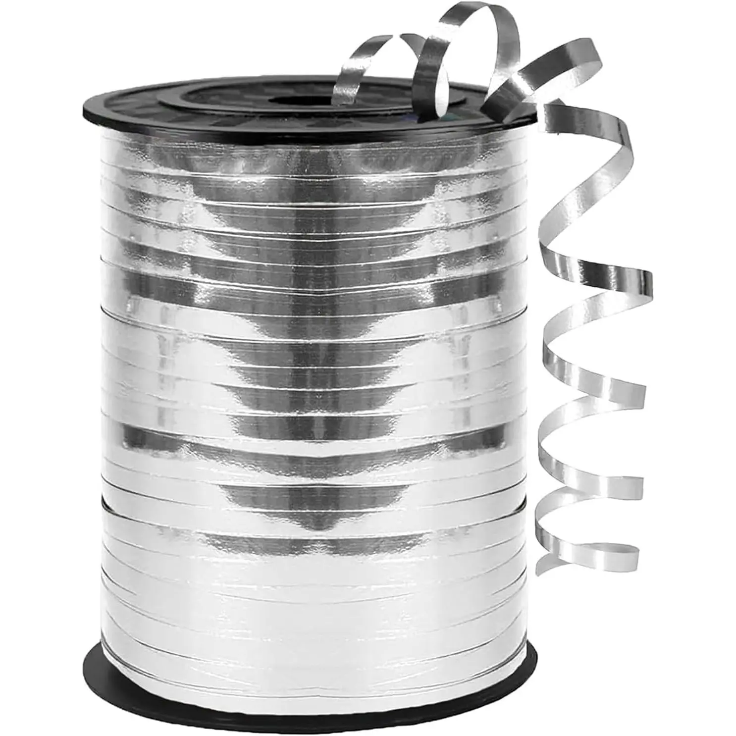 Premium Silver Curling Ribbon, 1/5" Wide x 500 Yards,for Gift Wrapping Balloon Ribbon, Balloon String, for Party Birthday Wedding Decoration, Art Crafts, Florist Flower