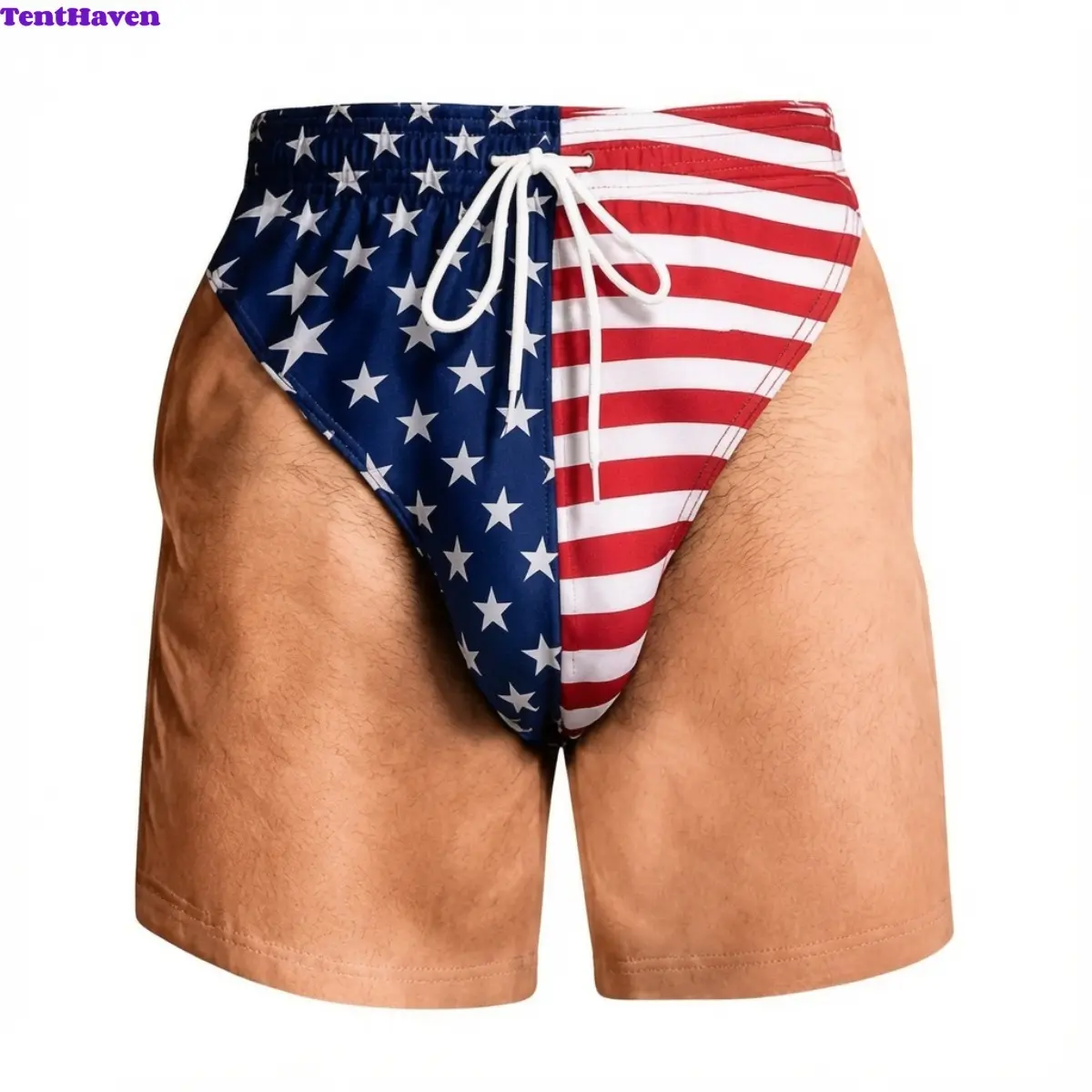 Men’s Quick-Dry Surfing Swim Trunks with American Flag Pattern, Soft Mesh Lining, Lightweight Elastic Waist, Shorts Length, Patriotic Graphic, Unisex Beach Wear, Summer Vacation Gift for Him