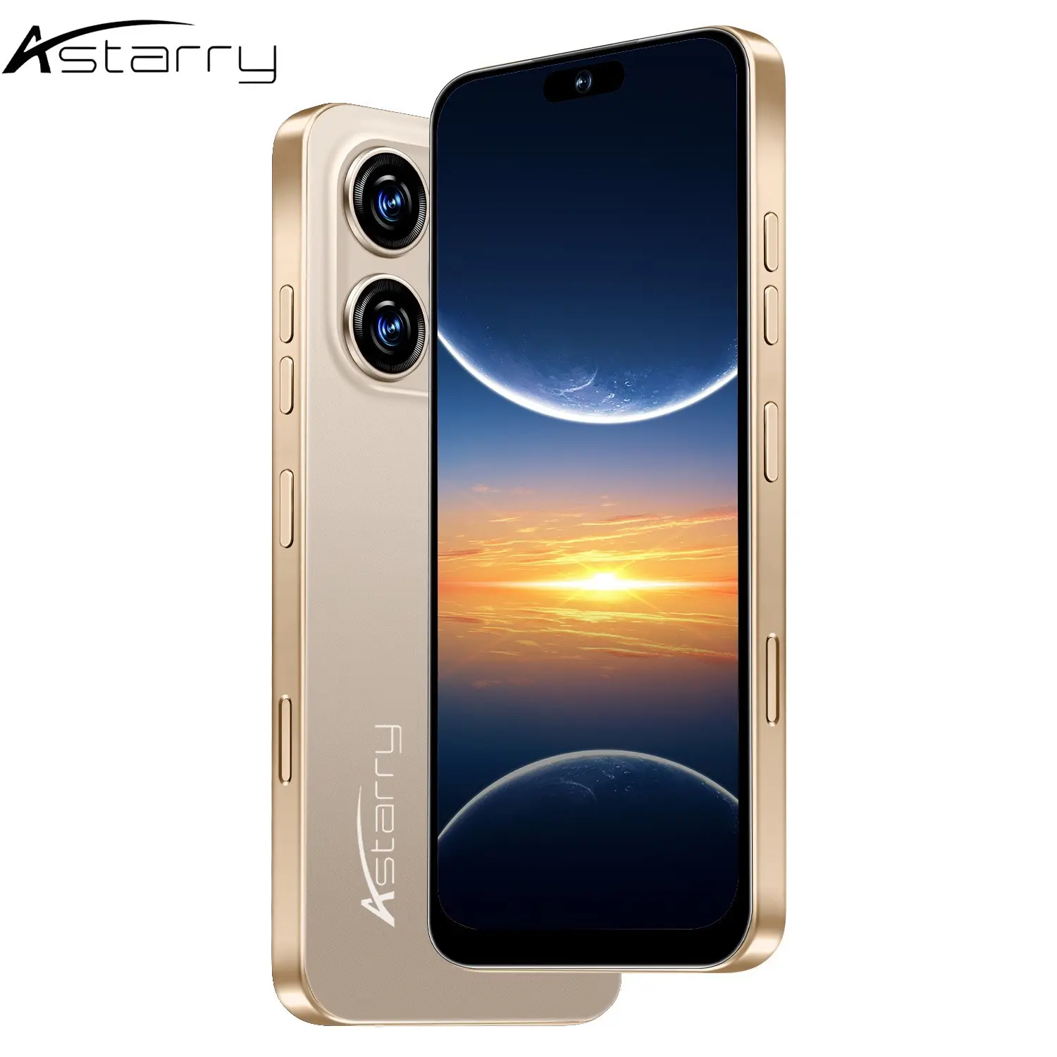 Astarry-4g Smart Phone 16 Pro Max, 6.93-Inch Screen, Large Screen Smartphone, Eight Core Smartphone, 8-Core Mtk6762, 6gb+128GB, Android 12, Dual Sim Smartphones, WiFi, Bluetooth-compatible, Gift Idea