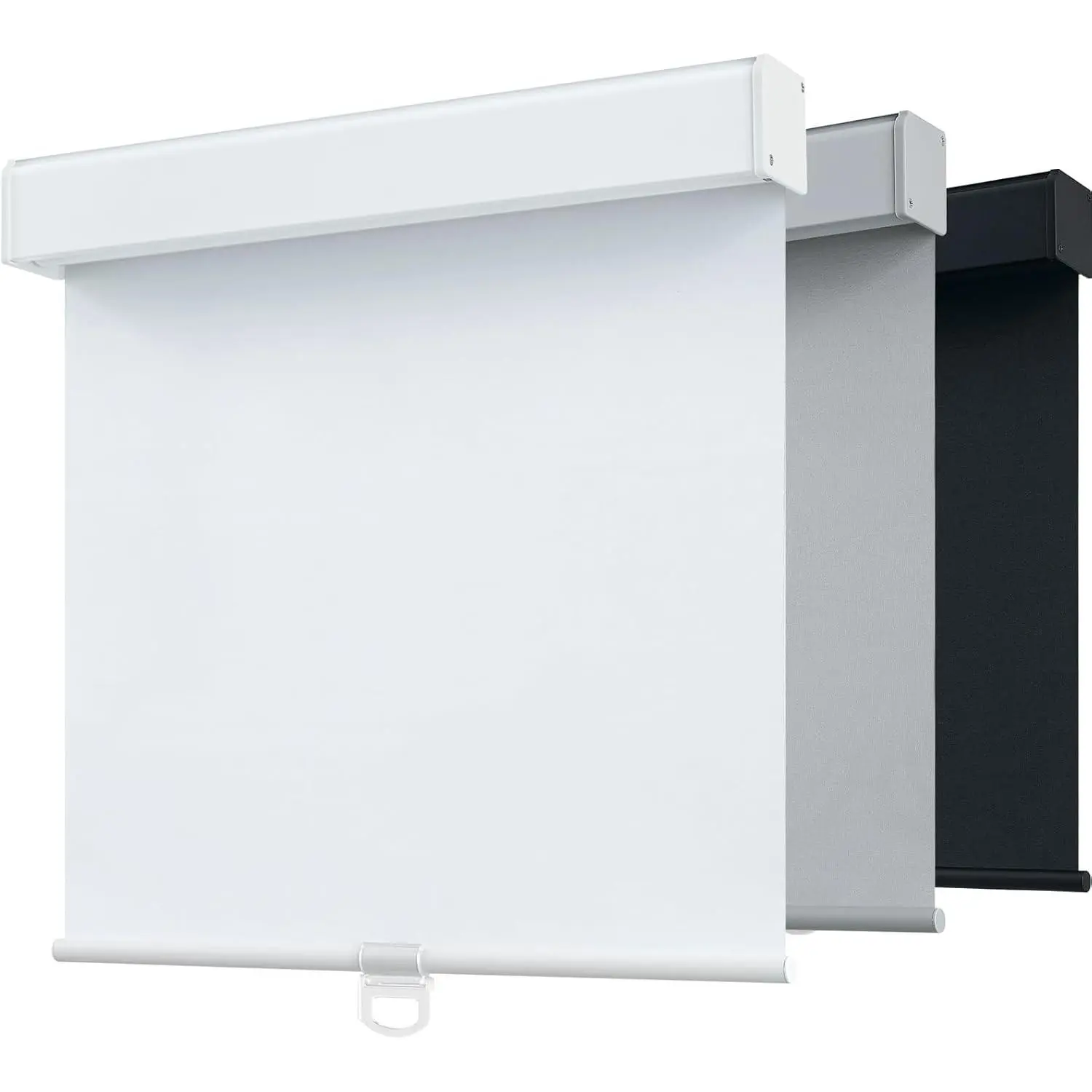 SHADEMOON Cordless Type Room Darkening Blinds - Free-Stop System Roller Shades with Valance, Thermal Cloth UV Blocking Insulated Indoor Shade for Home (Multi-Size Option Available), White, 24" W x 72" H, Valanced Look