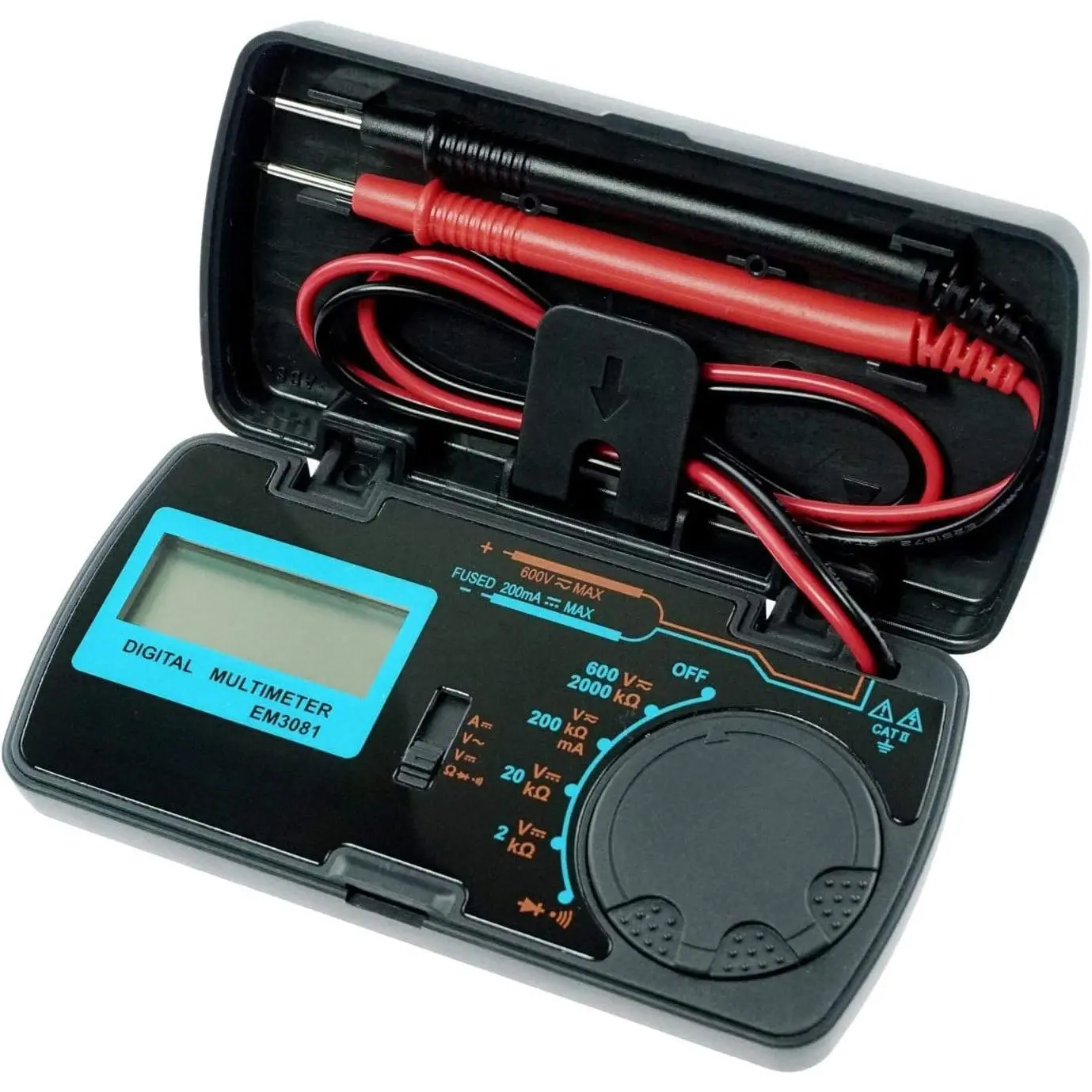 Mini Digital Multimeter, Manual Range Folding  Current Tester