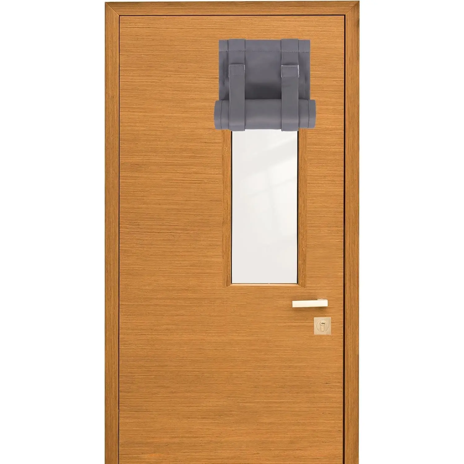 8 × 36IN Thick Classroom Door Window Cover,100% Blackout Classroom Window Cover Lockdown,Sunlight Privacy Door Curtain,Blackout Lockdown Shade