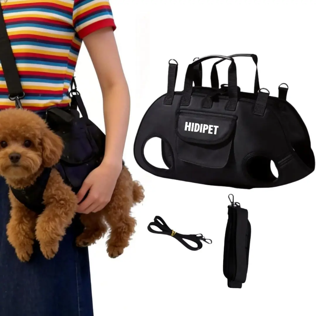 Dog Backpack Carrier for Dogs,Dog Lift Harness | Adjustable Padded Breathable Straps for Dogs,  Dog Carrier Backpack,Puppy Carrier,Breathable Dog Lift Harness with Detachable Shoulder Straps,Adjustable Pet Lifts Vest,Pet Carrier Sling,Ideal for Outdoor