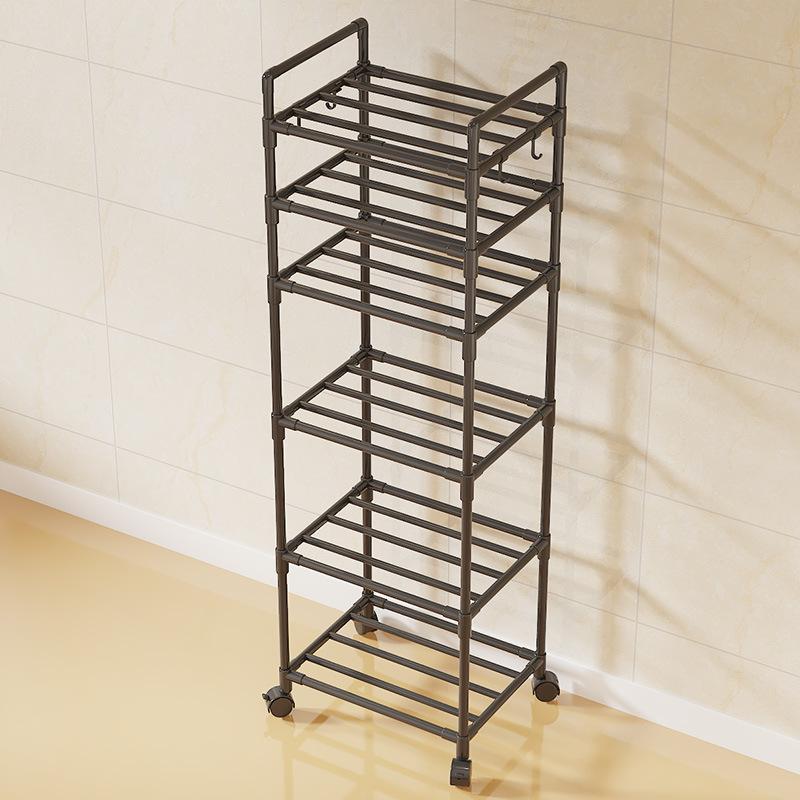 Multi-layer kitchen storage rack, floor-standing organizer for home use, bathroom shelf, no-drill microwave rack,  kitchen storage & organization, microwave stand, microwave rack with storage, kitchen shelf, kitchen storage and organization