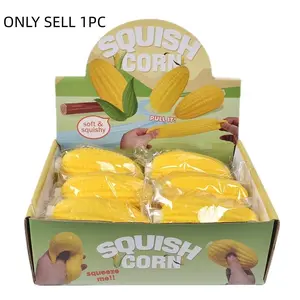 Innovative Stress Relief Toy, Sweet Corn Squeeze Fun, Unisex Fruit Plaything, Creative Relaxation Game, Kids' Interactive Activity, Squishy Sensory Play