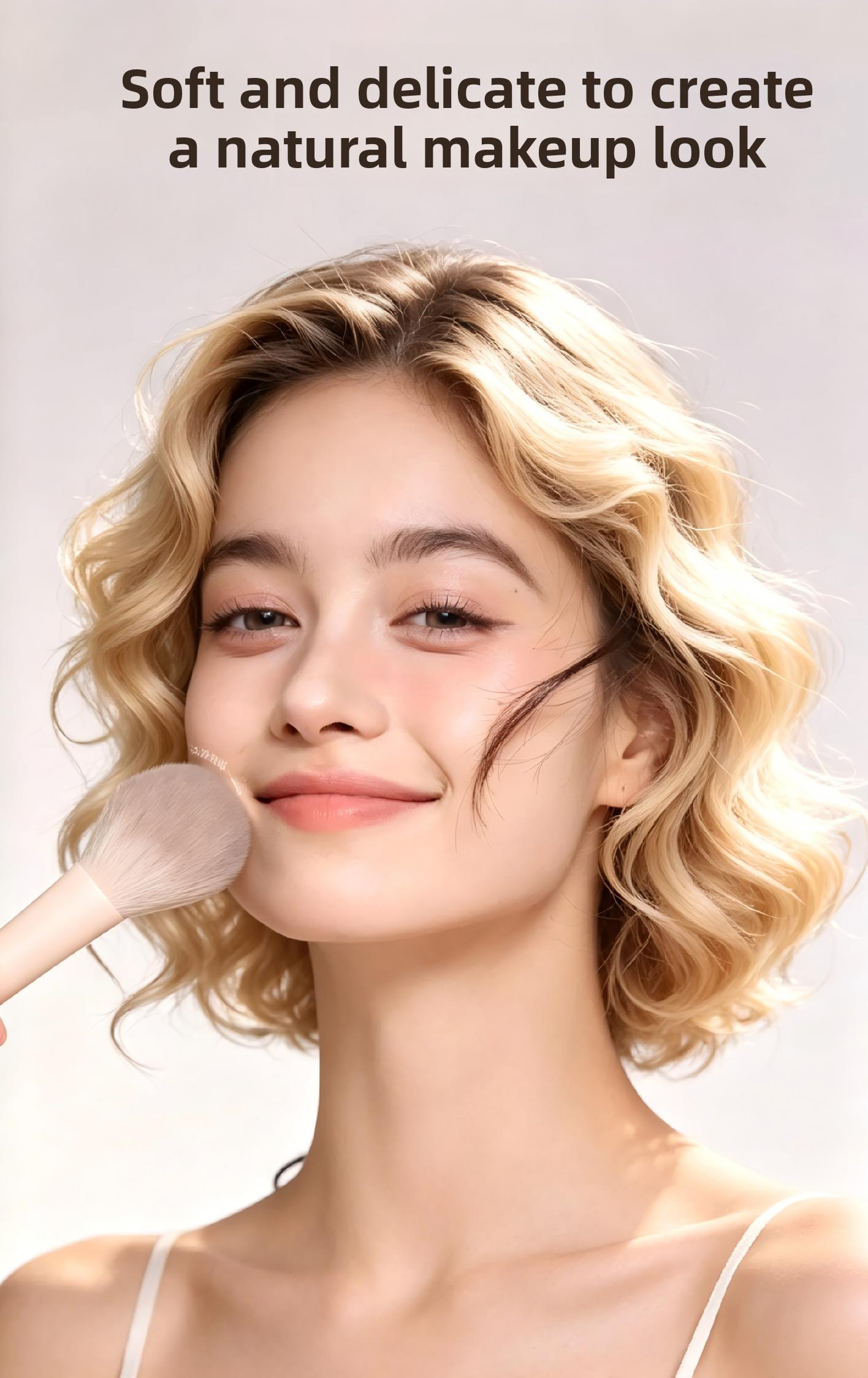 Hot-selling new product: Beginner makeup brush set for eyeshadow, blush, contouring, blending, and nose shadow - a super valuable complete set of brushes for beginners