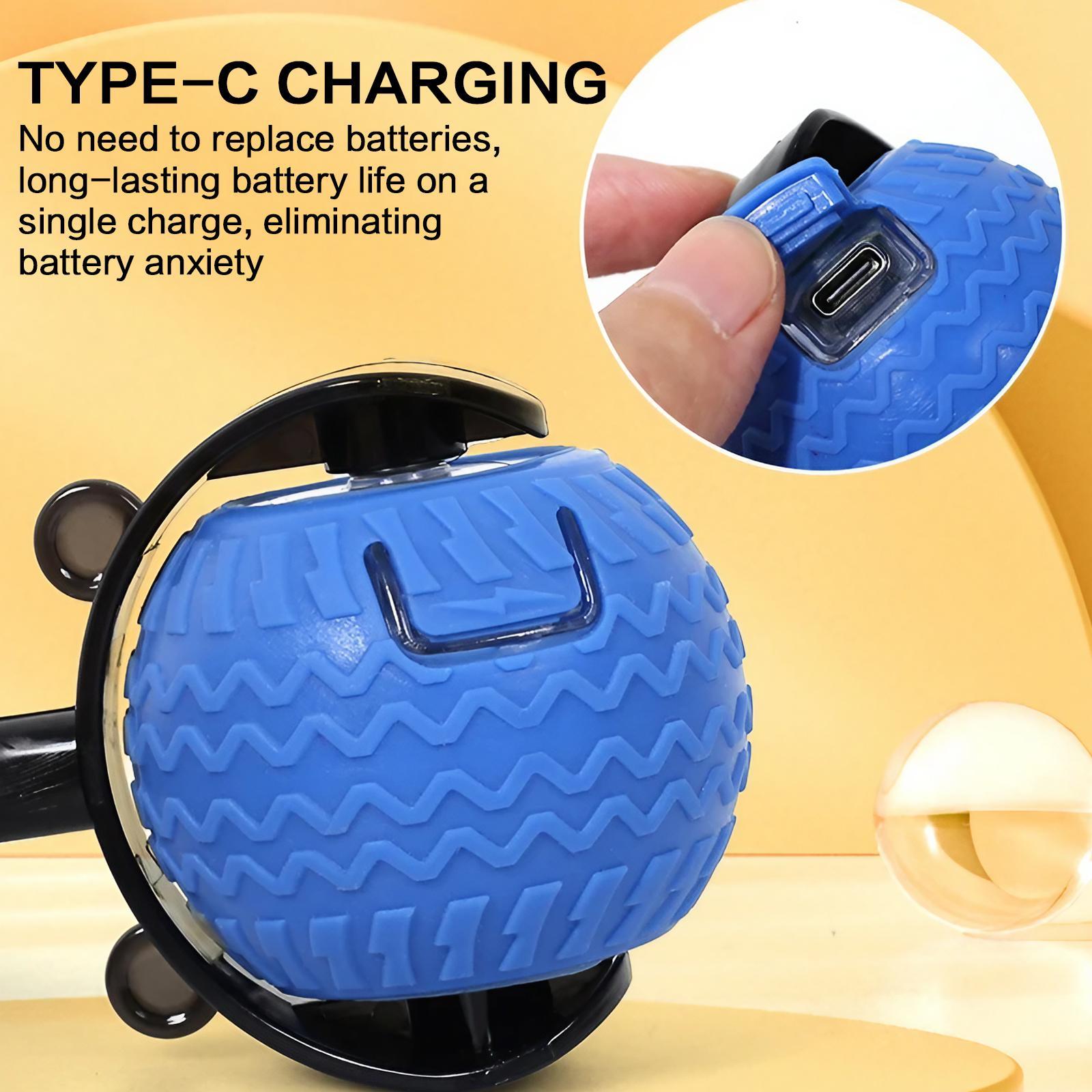 Interactive Cat Toy Ball, 1 Count/2 Counts Rechargeable Cat Teaser Toy, Durable Toy for Playing & Exercising, Fun Indoor Cat Accessories