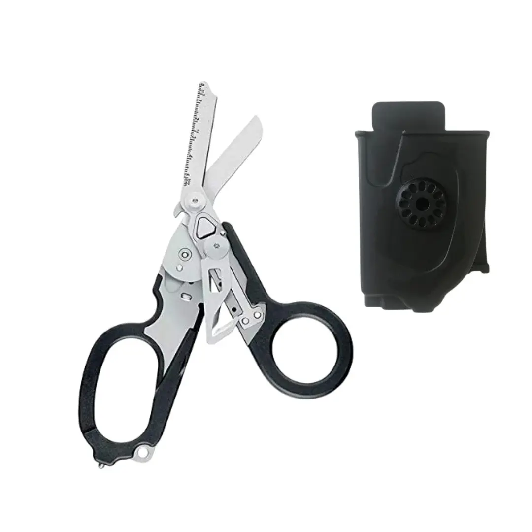 6-In-1 Emt Trauma Shears Multitool, Stainless Steel Rescue Scissors, Seatbelt Cutter, Window Breaker, Emergency Survival Gear for Car, Camping, Home