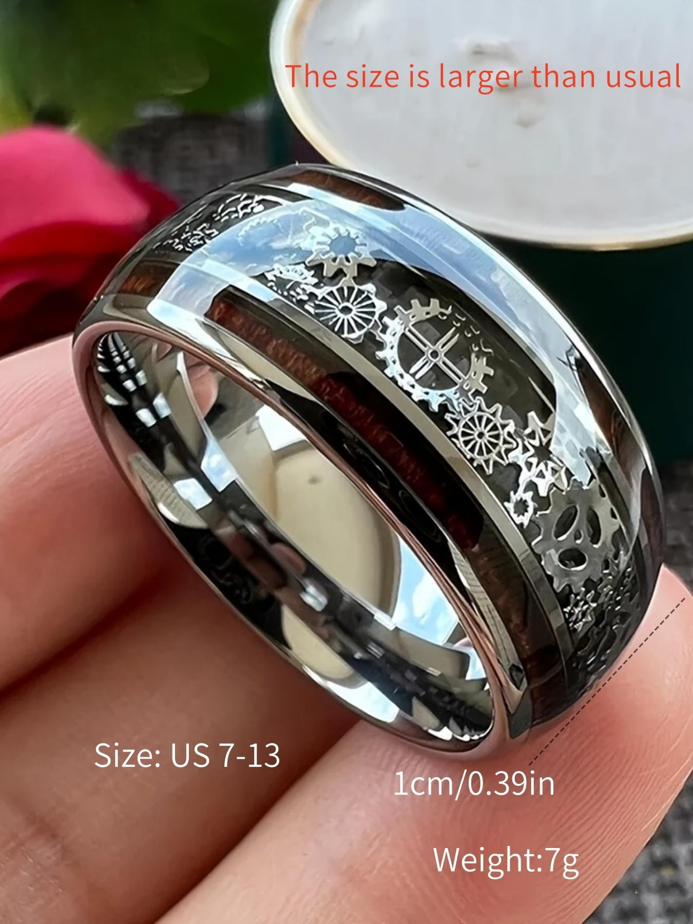 Vintage Punk Gear Ring, Stainless Steel Ring for Men & Women, Fashion for Party, Everyday Accessories, Trendy for Birthday Gift, Witchy , Vintage Rings