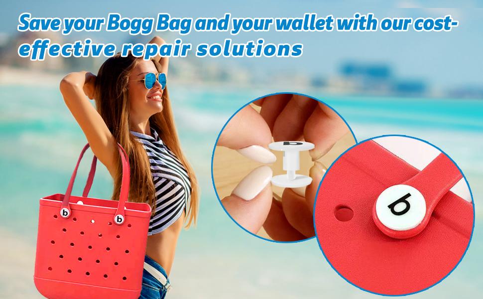 6-Pack Replacement Rivets for Bogg Bag, Rivets for Beach Tote Bag Repair, Rubber Bag Accessories for Women(b White) 6-Pack Replacement Rivets for Bogg Bag, Rivets for Beach Tote Bag Repair, Rubber Bag Accessories for Women(b White)