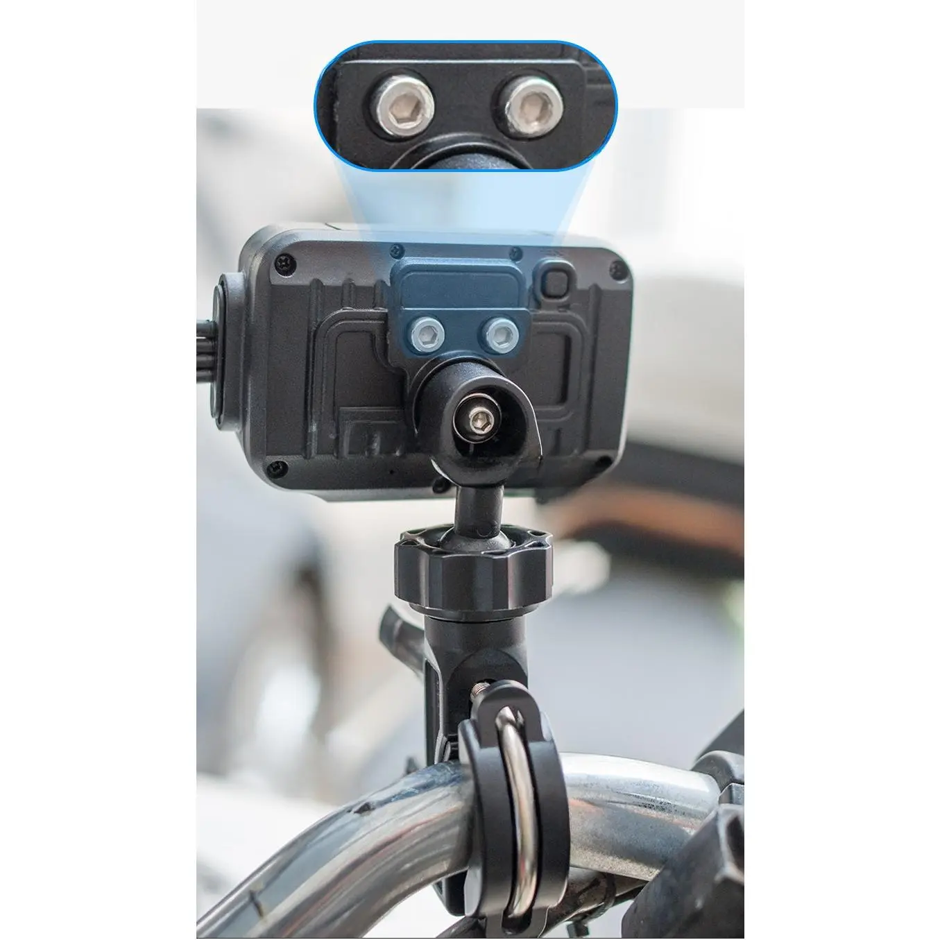 3-inch Waterproof Motorcycle Dash Cam Front and Rear Dual 720P Lens Recording for Scooter Electric Bike