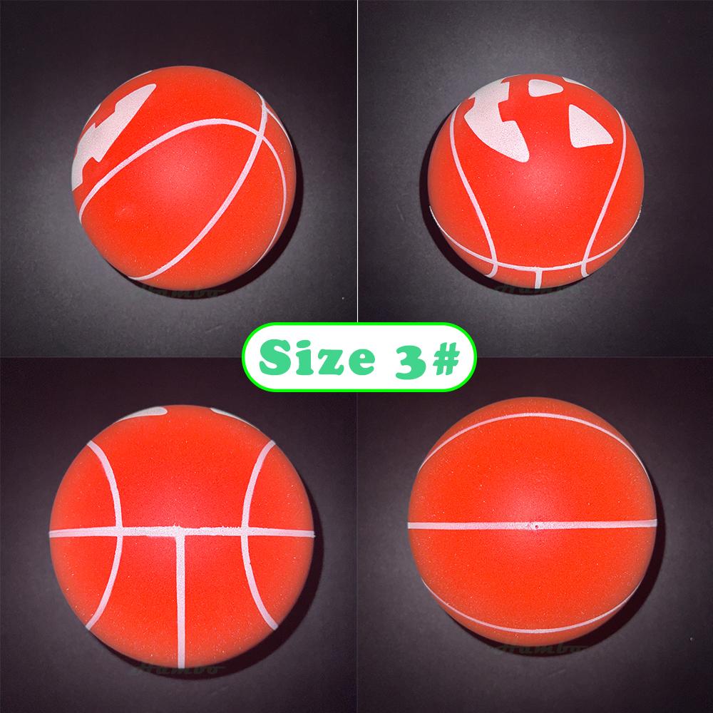 Silent Basketball Dribbling Indoor Grooved Airless Foam Basketball Quiet Dribbling Training Silent Ball Silent Basketball Dribbling Indoor Grooved Airless Foam Basketball Quiet Dribbling Training Silent Ball