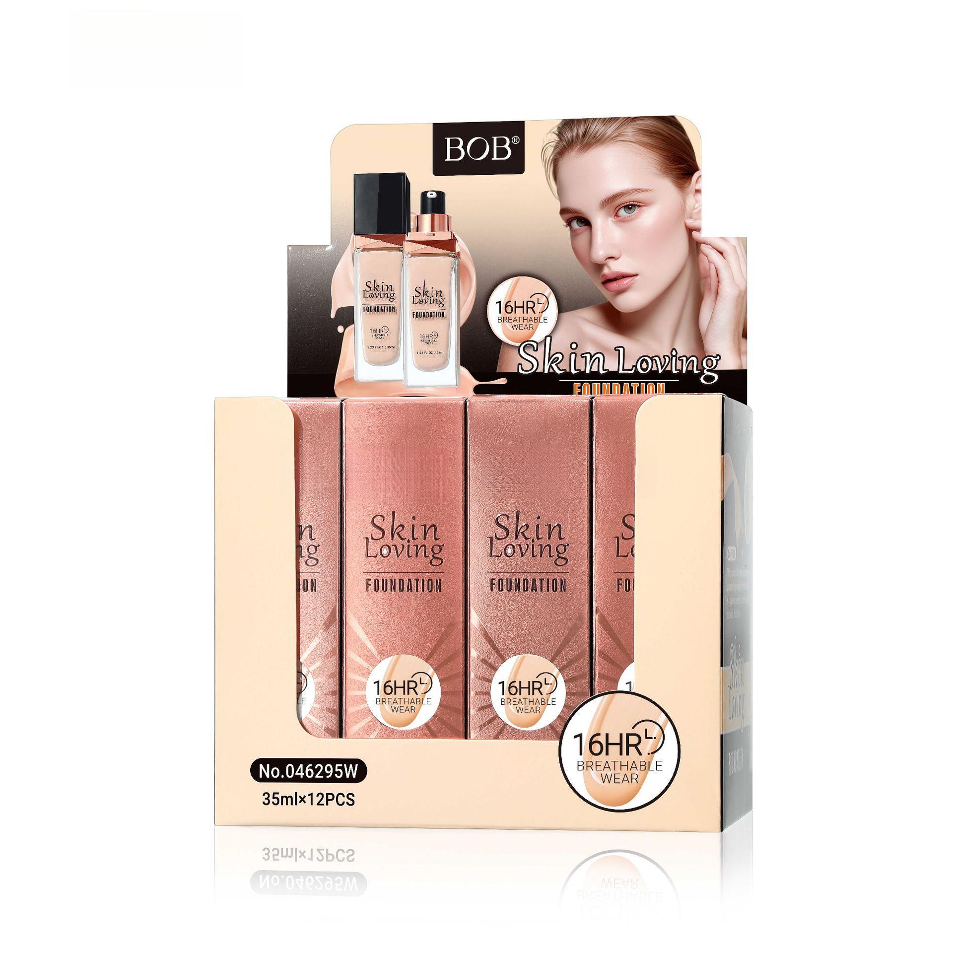 Long-lasting makeup foundation that doesn't come off, provides lasting coverage, ideal for oily skin, clear and natural moisturizing foundation