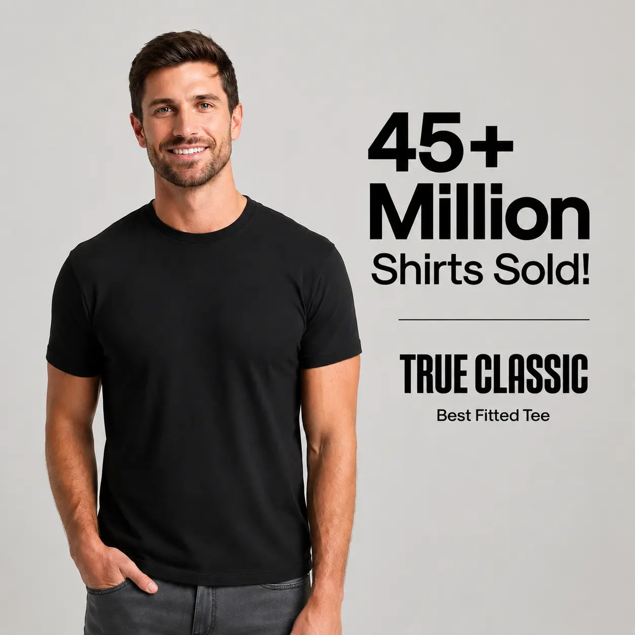 Men’s Premium Cotton Short-Sleeve Round Neck Casual Athletic Fit Soft Comfortable Everyday Basic Tee, Menswear Sports Top