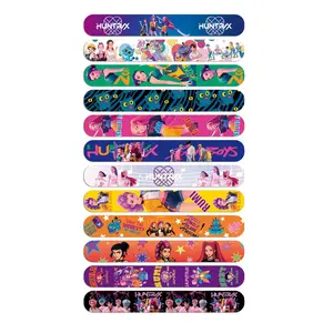 12pcs Kpop Hunter Girl Team Neon Light Wristband Toy Bracelet, Kda Party Gift, Kids Hand Ring Circle, Fun Play Accessory