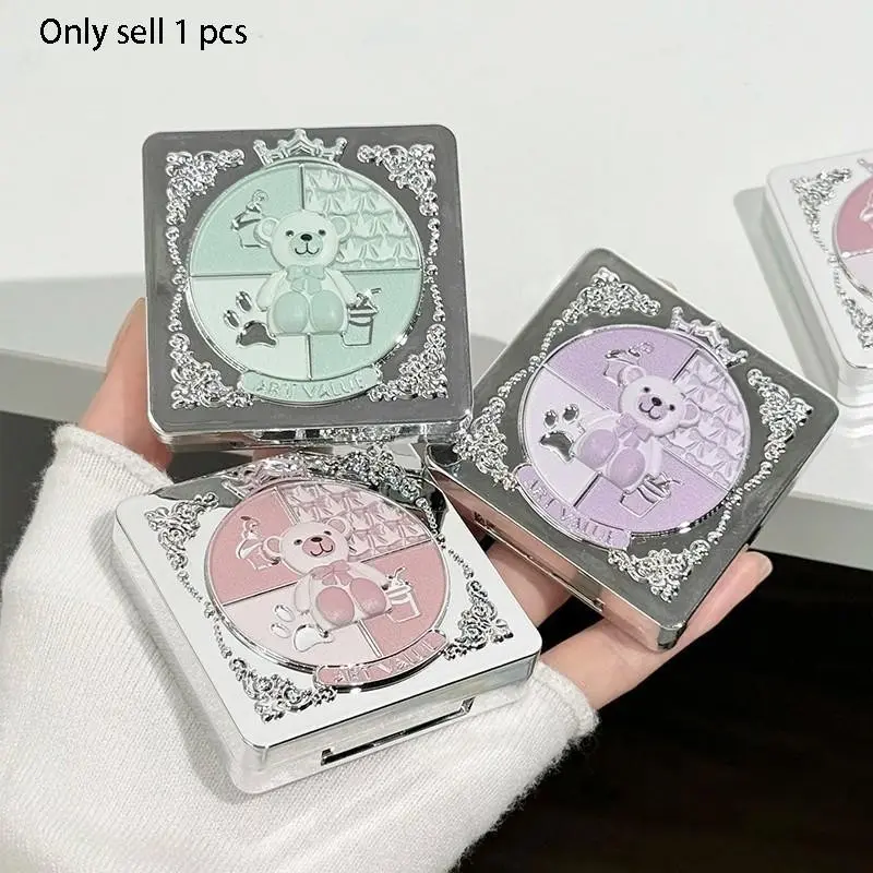 Five-Color Eyeshadow Palette, Matte and Shimmer Mix, Ideal for Beginners, High Pigment Long-Lasting, Perfect for Daily and Party Makeup, Shimmering Eyeshadow Palette