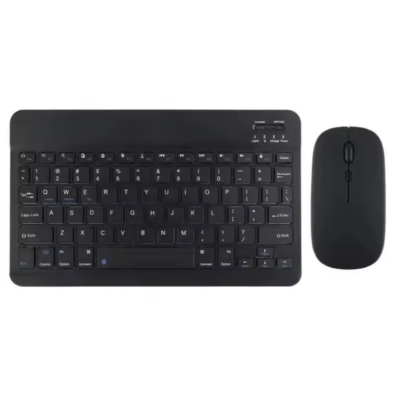 Multi-Color Wireless Connectivity Keyboard Mouse Set, Mini Portable Silent Keyboard, Rechargeable, for iPad, Tablet, Laptop, Office Computer
