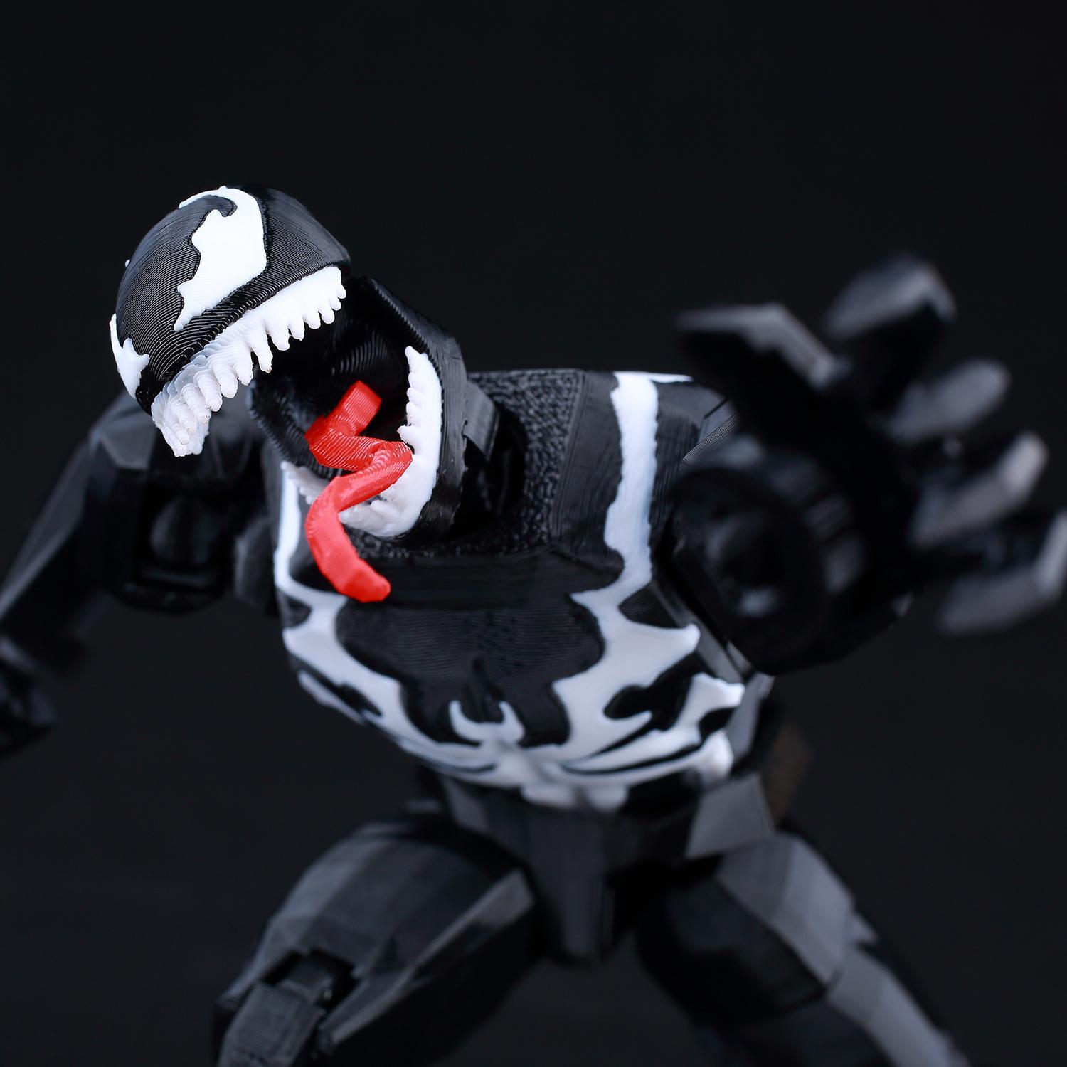 9L3D Printed Venom Spider-Man Lucky13 Dummy13 Action Figures Multi-Jointed Shapeshift Mannequin Anime Collectible Toys Gifts​