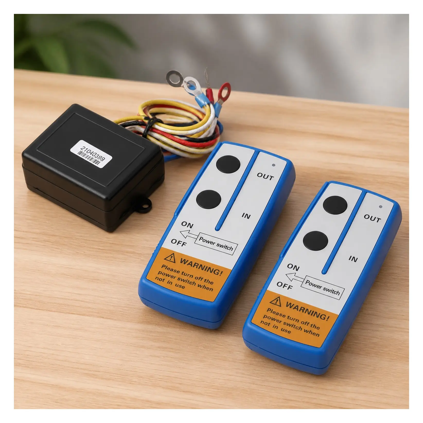Wireless Winch Remote Control Kit 100ft Handset Switch Controller 2Pcs 12V Recovery Remote for Car Truck Jeep ATV SUVGift