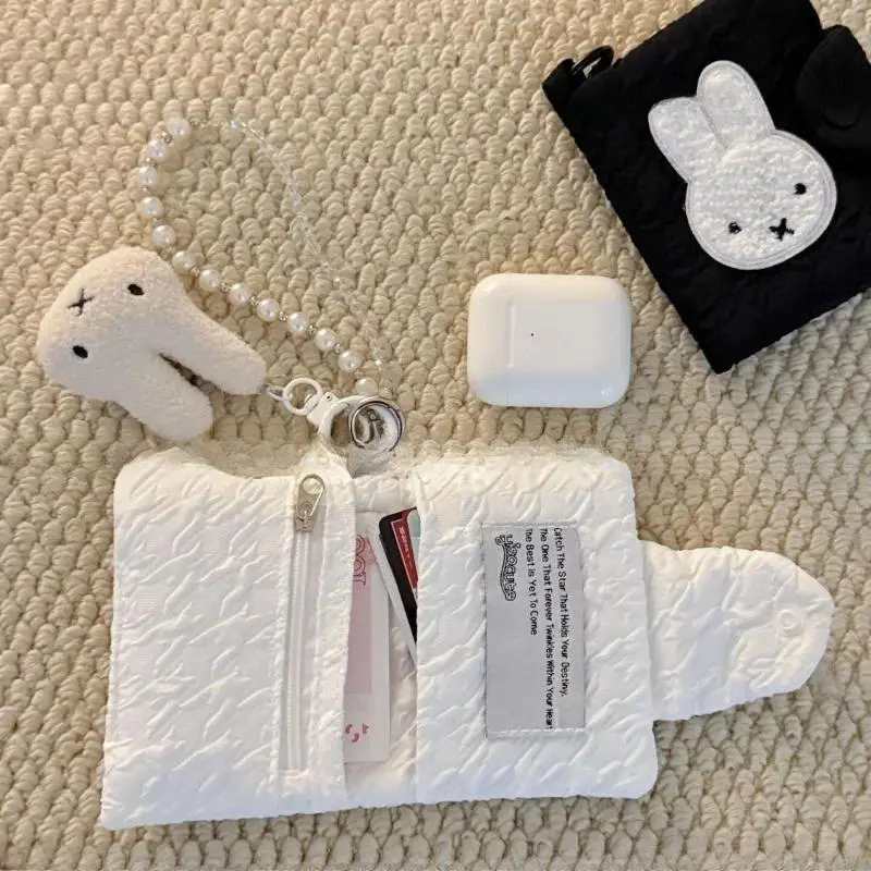 Cute Miffy Creative Multi functional Zero Wallet Large Capacity Multi functional Card Bag Storage Bag Gift