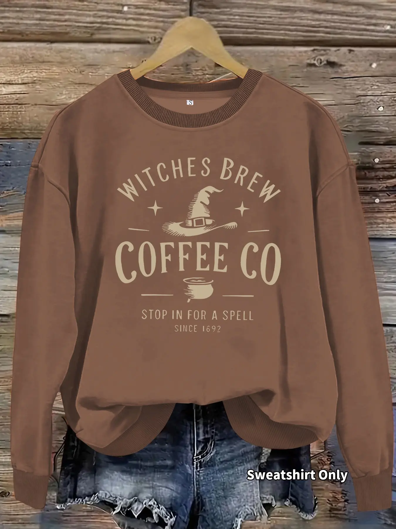 Women's Halloween Print Sweatshirt, Casual Long Sleeve Round Neck Pullover, Fall & Winter Loose-Fit Sportswear, Thin Hoodie for Women