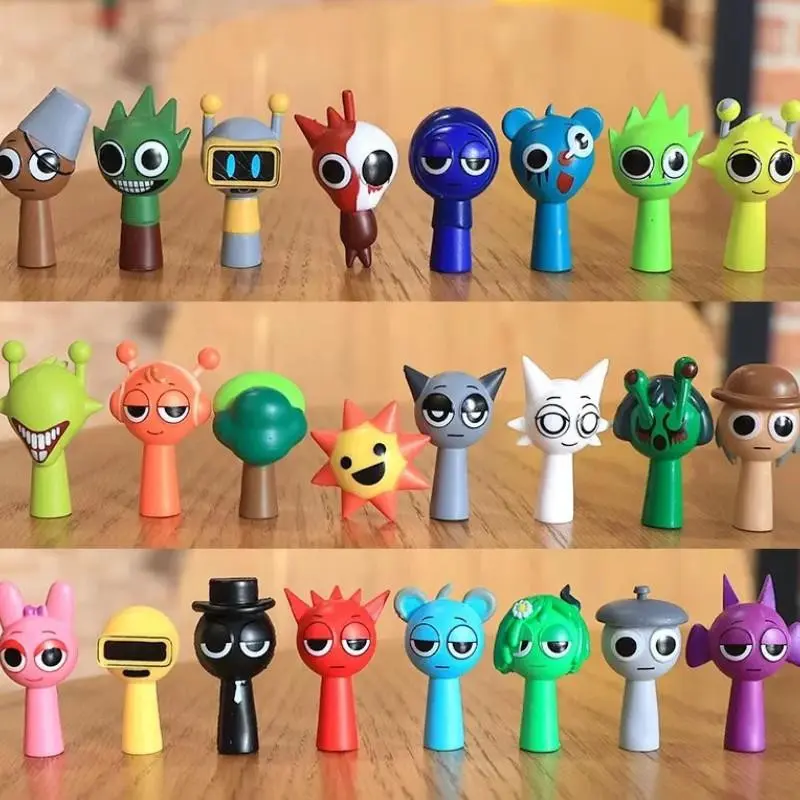 24 Pcs Rhythm Box Figures Sprunku Music Boxes, Collectible Model Toys, Kids' Gifts, Birthday Presents, Musical Fun Game Accessories