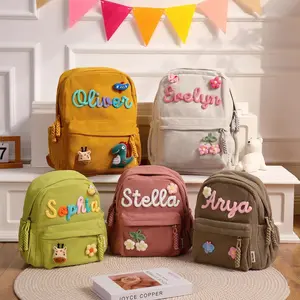 AS1005 Personalized Custom Name Decorative Backpack DIY Student Travel Shopping Backpack