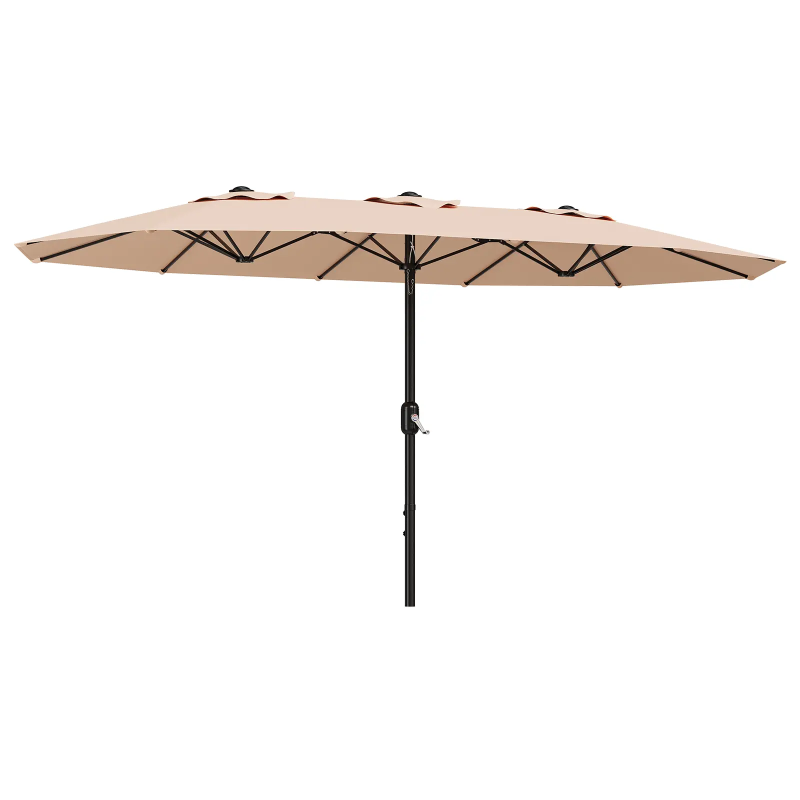 13FT Double-Sided Rectangular Patio Umbrella – Heavy Duty Waterproof & Windproof Market Parasol – Large Commercial Outdoor Sunshade – Crank Handle – Garden, Deck, Poolside – No Base Included,home decor,camping essentials