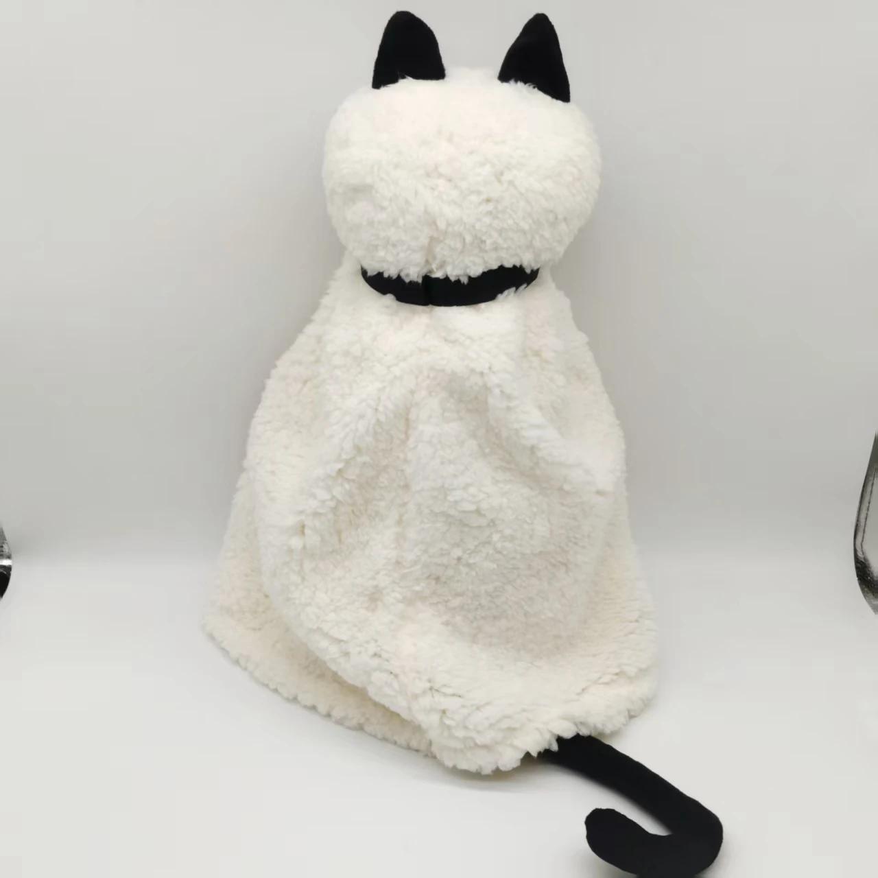 Gus the Ghost with Pumpkin Plush Toys Dog Cat Bat Soft Stuffed Animal Plush Halloween Christmas Gifts for Kids Home Decoration