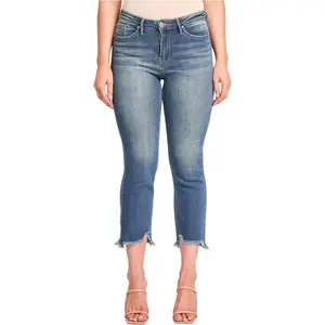 Women's High Rise Cropped Kick Flare