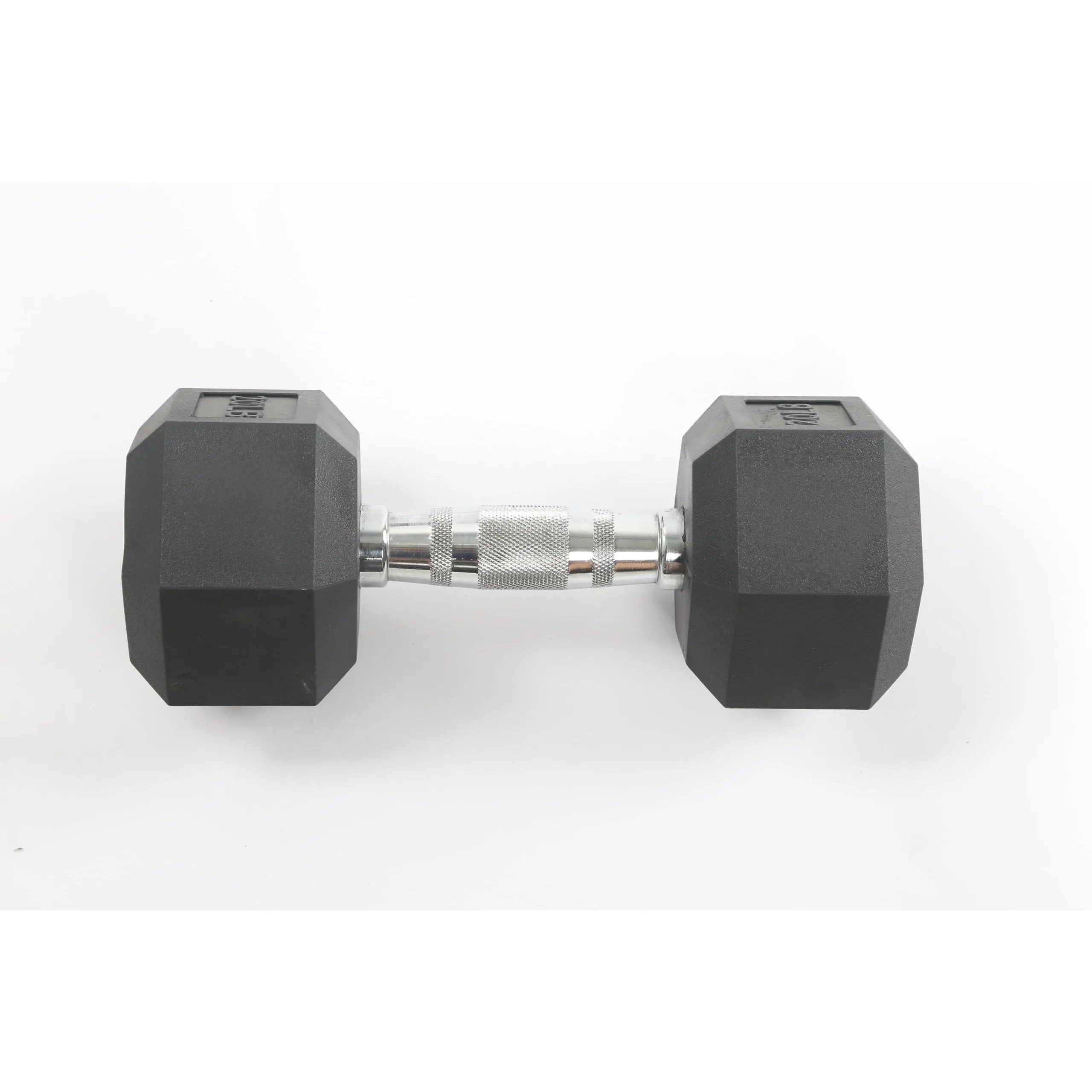 Professional Hex Dumbbell Set – Cast Iron Rubber Coated Free Weights, Ergonomic Non-Slip Handles, Anti-Roll Hex Design, Home Gym & Full Body Training, 100 lbs (2x20LB & 2x30LB)