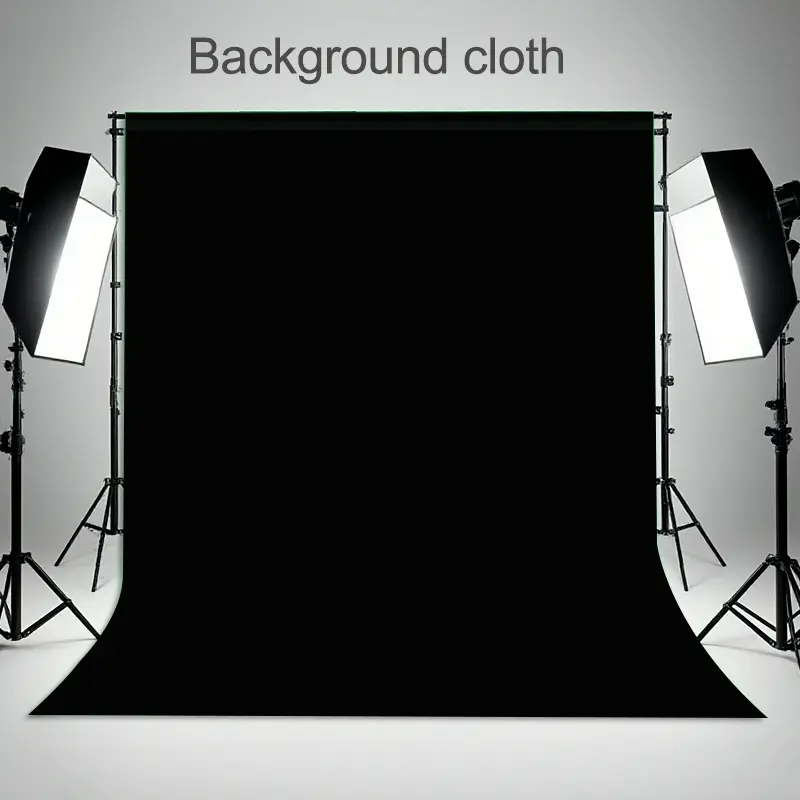 【 Thickened 】 Encrypt background cloth, pure black light absorbing cloth, black cloth, vegetable velvet cloth, photography, photography, background cloth, black velvet cloth, live broadcast cloth, multiple sizes to choose from