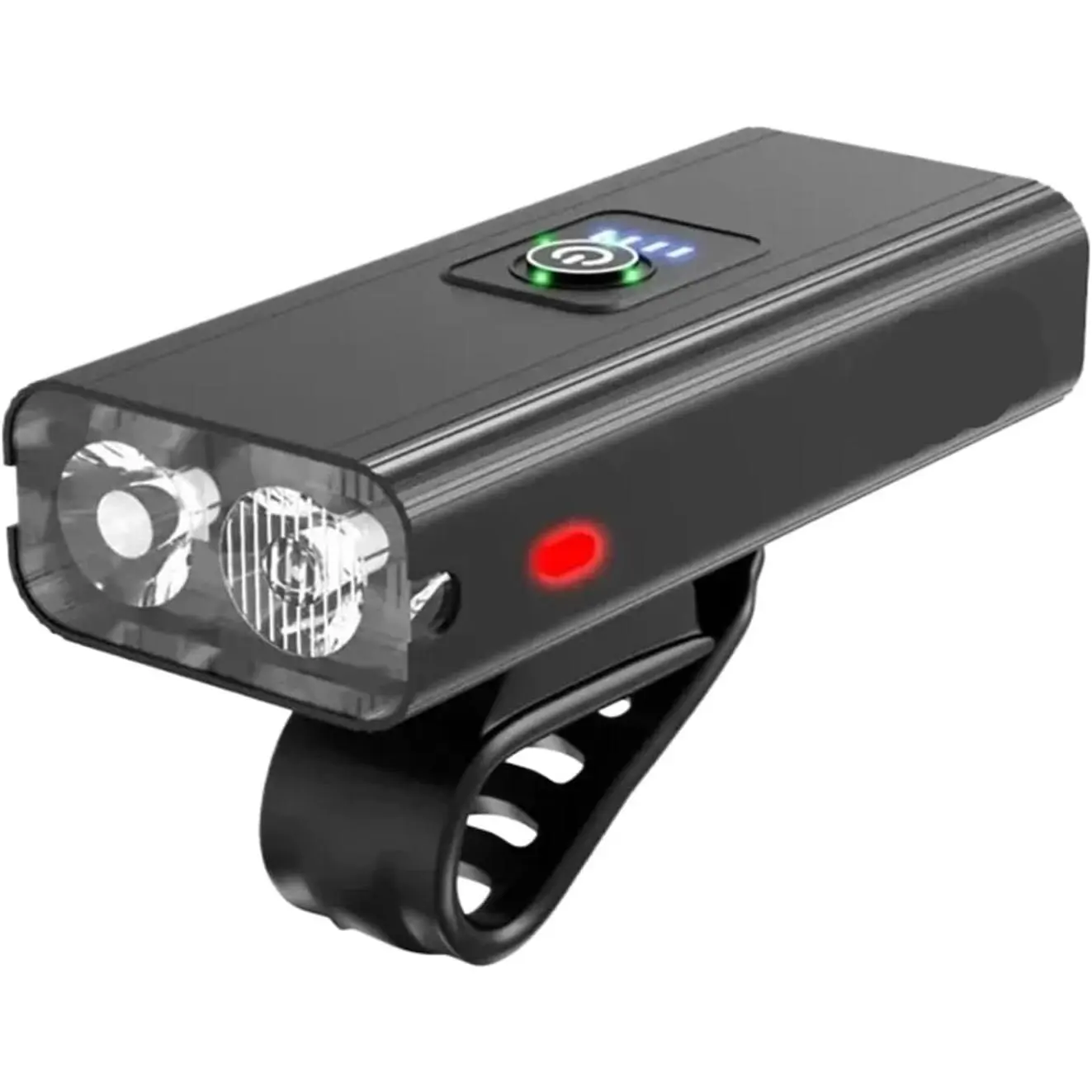 Bike Light, High Lumens Super Bright Bicycle Lite, 6+4 Modes USB Rechargeable Bike Headlight & Taillight Set, Waterproof Safety Bike Front & Rearlight for Road, Mountain, Night Riding