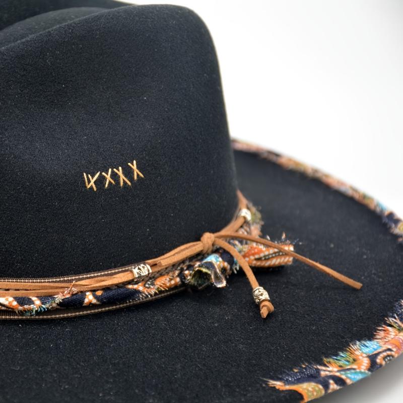 Boho Trim Rope Decor Fedora Hats Classic Solid Color British Style Felt Hat Trendy Jazz Fedoras For Women Men