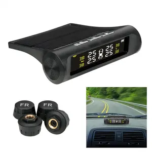 home monitoring device  Solar Tire Pressure Sensor Car Tire Pressure Monitoring System with 4 Wheel Internal External Sensors