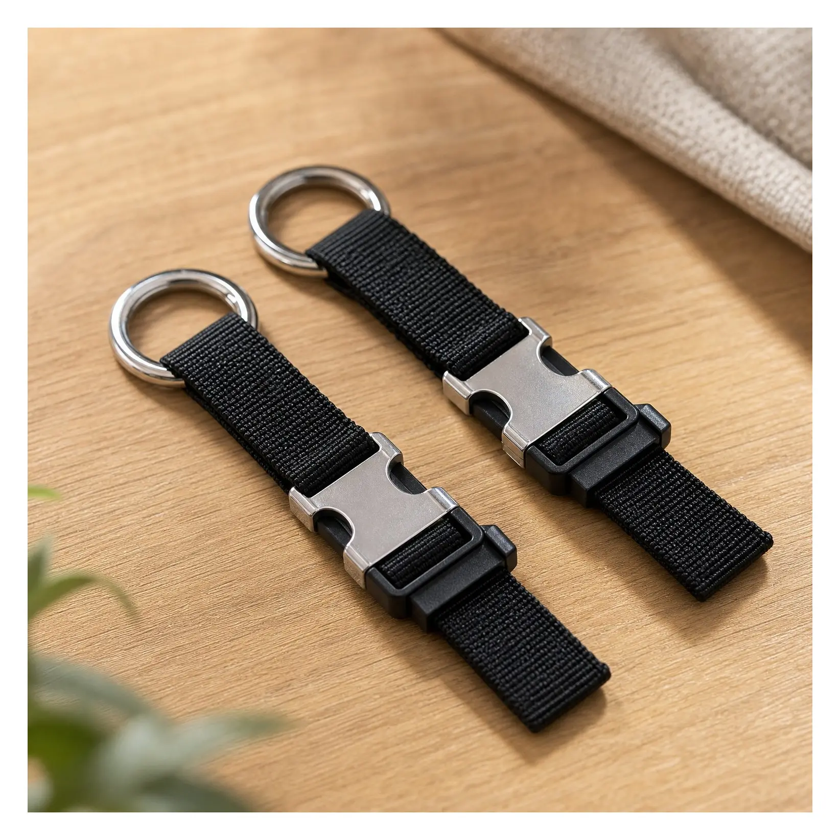 2PCS Heavy Duty Add-a-Bag Luggage Strap with Jacket Gripper, Carry-On Suitcase Belt Travel Accessories for Extra Bags, BlackGift