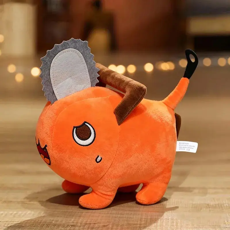 25cm Chainsaw Man Pochita Plush Doll - New Movie Theme Cotton-Fill Soft Toy, Christmas Gift for Anime Fans