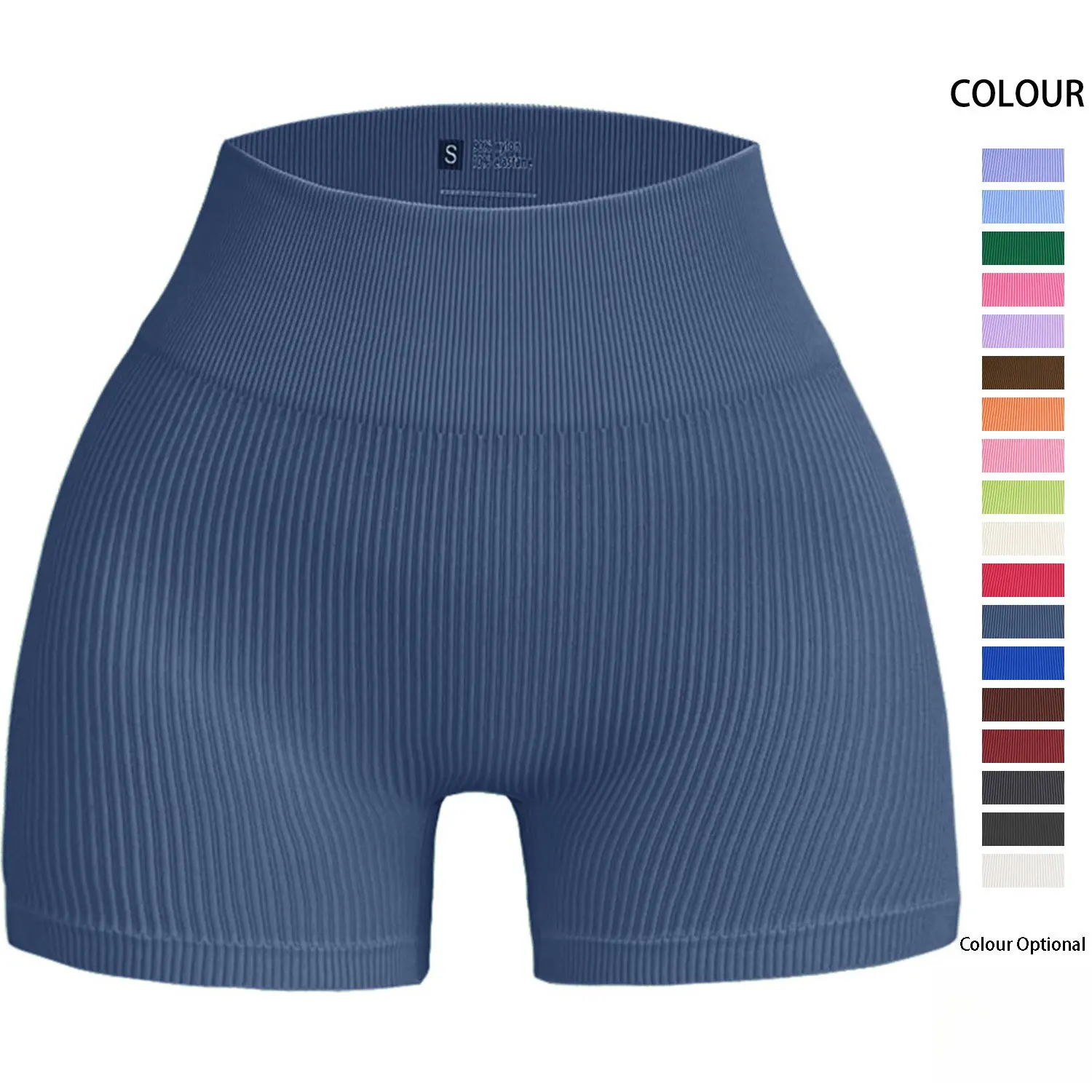 Women’s High Waisted Yoga Shorts, Quick Dry Workout Shorts, Stretch Athletic Shorts for Gym, Running, Outdoor Fitness & Activewear