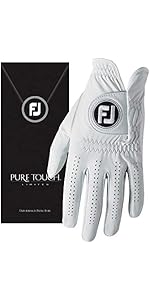 FootJoy Men's WeatherSof 2-Pack Golf Glove - Enhanced Durability & Breathable Mesh for Optimum Performance White