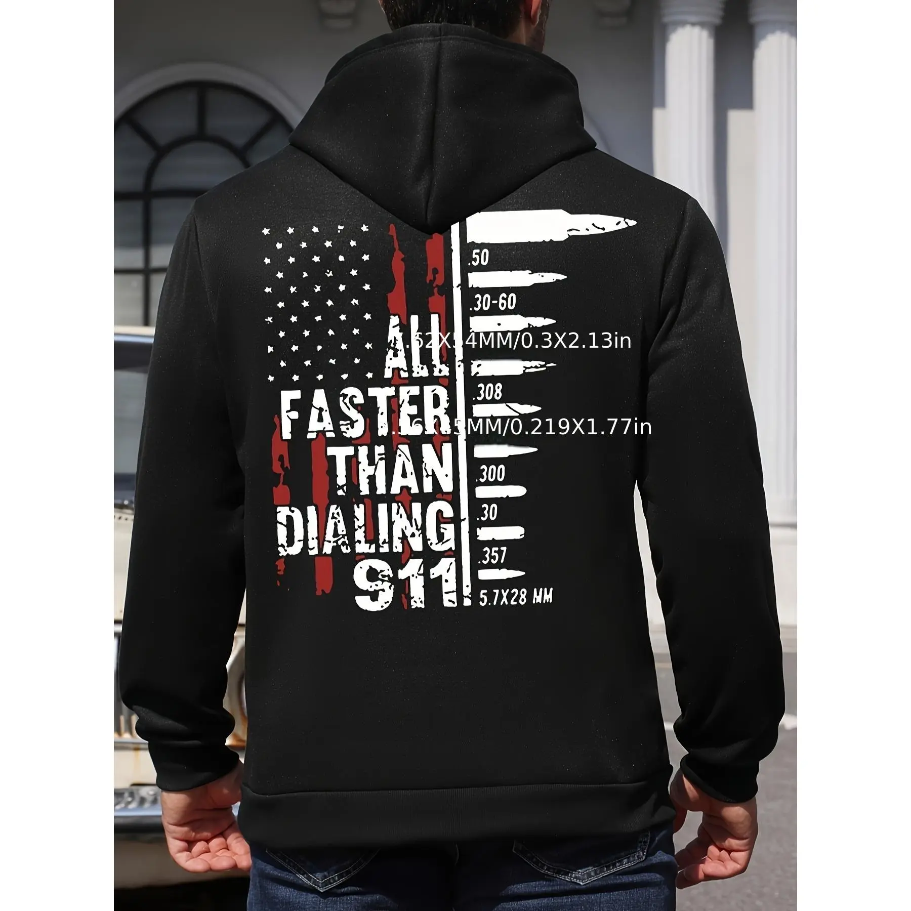 New Hooded Sweatshirt for Spring, Autumn, and Winter, Solid Color Printed Hoodie, Loose Fit