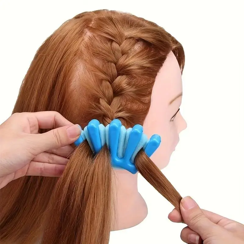 Set of 2 / 1 DIY sponge styling tool set, quick braid maker, hair braiding tool for women and girls, wedding hairstyling, beauty tools.