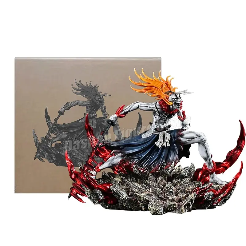 23cm Hollow Ichigo Action Figure Collectible Doll Hollow Kurosaki Ichigo Statue Model Toy